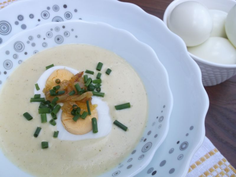 Jajka w sosie musztardowym  Jajka w sosie musztardowym