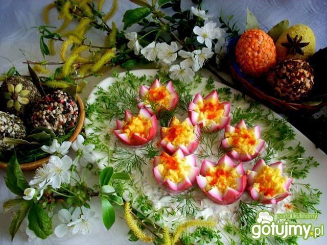 Jajka w sosie wiosennym wg Pyzy