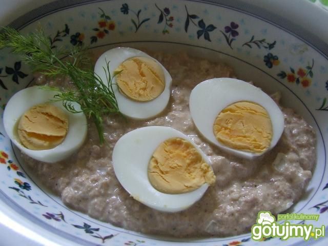 Jajka w sosie z tuńczyka 2 Jajka w sosie z tuńczyka 2