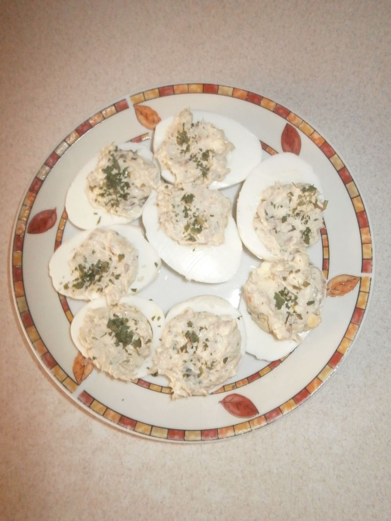 Jajka z farszem z makreli