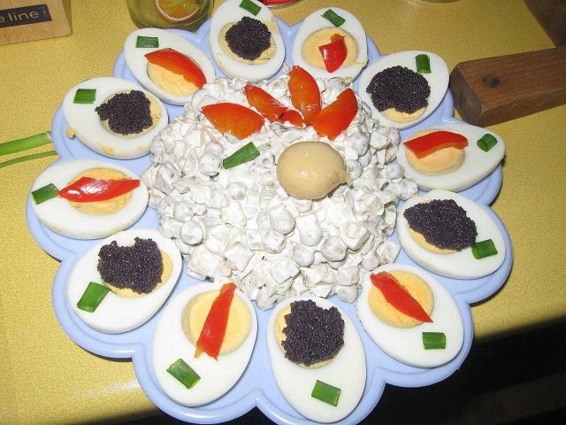 Jajka z kawiorem Jajka z kawiorem