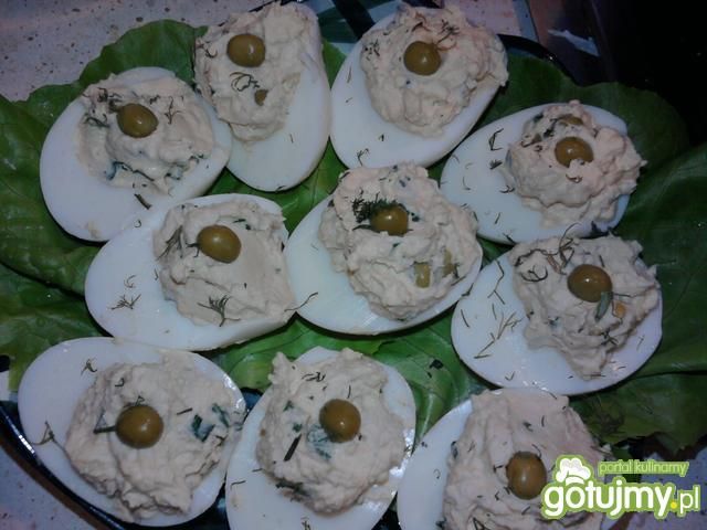 Jajka z nadzieniem groszkowym Jajka z nadzieniem groszkowym