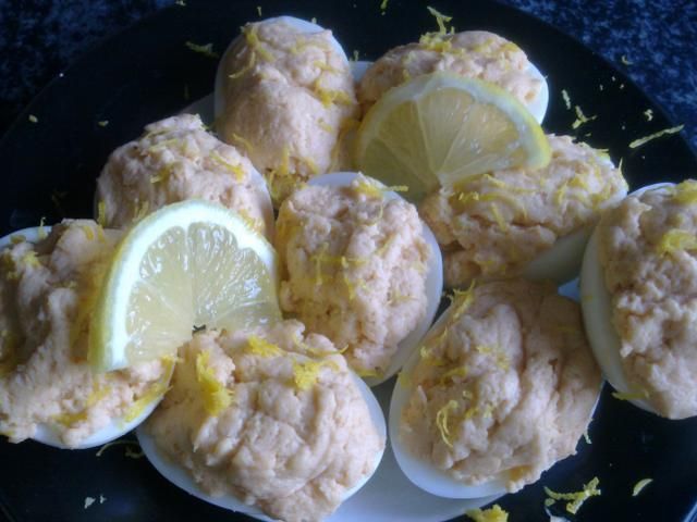 jajka z pastą łososiową Dukana