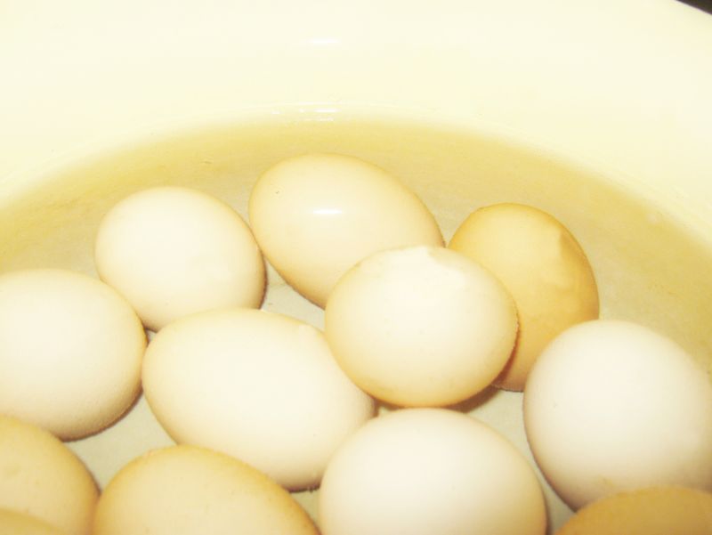 Jajka z sosem chrzanowym