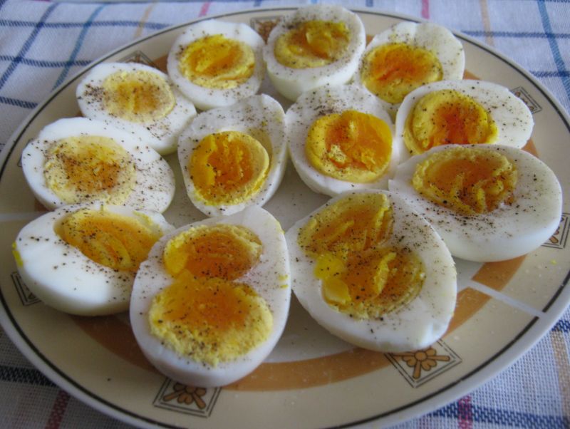 Jajka z sosem majonezowym