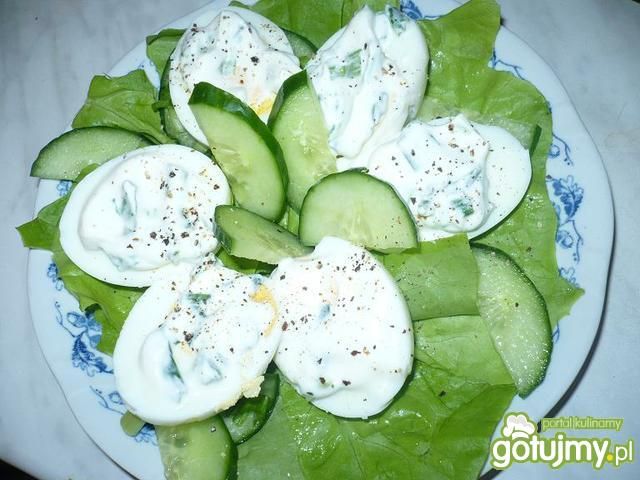 Jajka z sosem majonezowym wg Marty Jajka z sosem majonezowym wg Marty