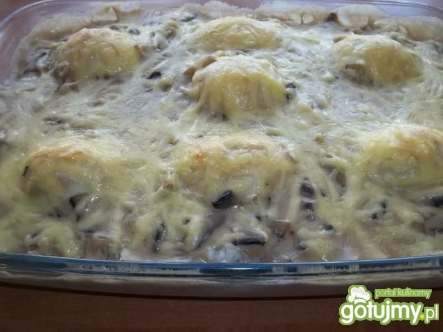 Jajka zapiekane na ryżu Jajka zapiekane na ryżu