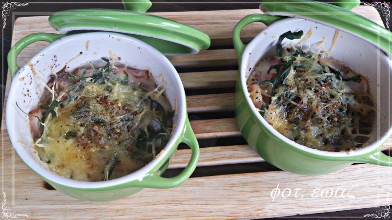 Jajka zapiekane pod kołderką