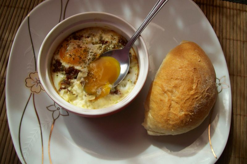 Jajka zapiekane w kokilkach