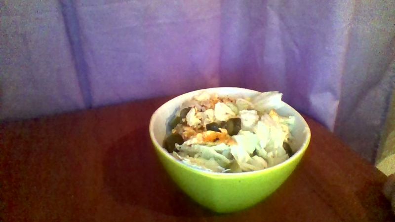 Jajowo warzywna sałatka na diecie Jajowo warzywna sałatka na diecie