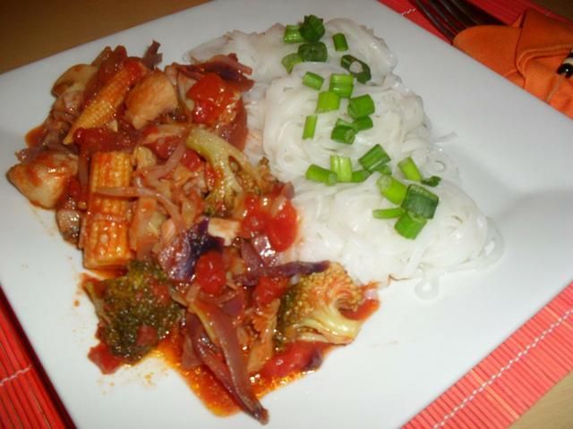 Jak panga zaprosiła makaron do tanga :)