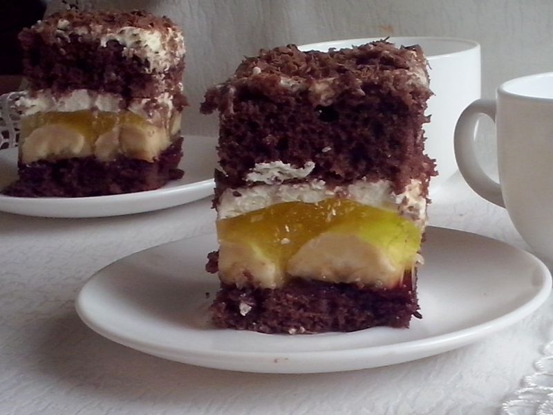 Jamajka - ciasto z bananami Jamajka - ciasto z bananami