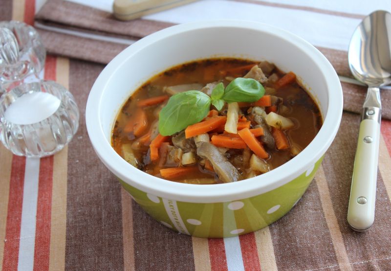 Jarskie flaczki z boczniaków Jarskie flaczki z boczniaków