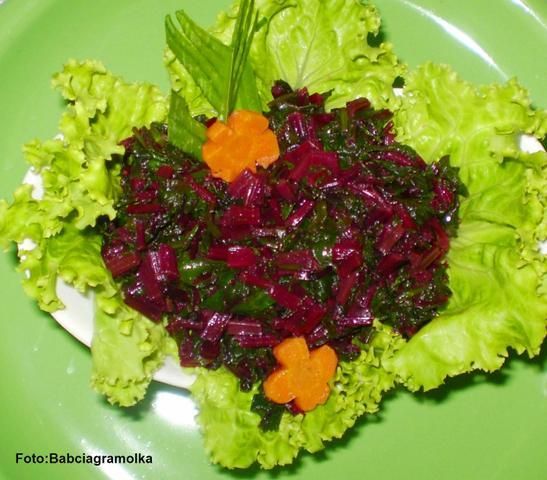 Jarzynka z botwinki Jarzynka z botwinki