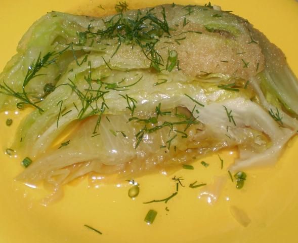 Jarzynka z sałaty lodowej : Jarzynka z sałaty lodowej :