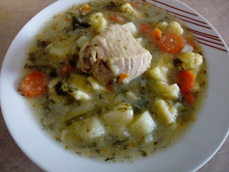Jarzynowa na schabie Jarzynowa na schabie