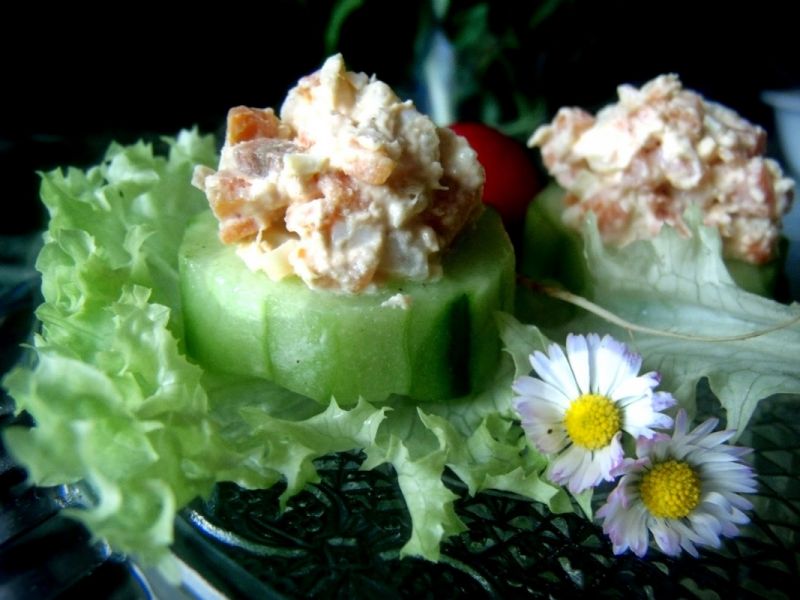 Jarzynowa pasta/sałatka  z makrelą