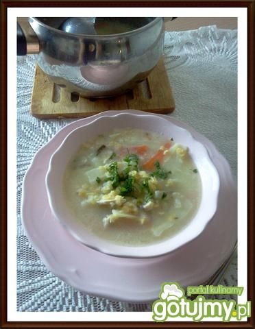 Jarzynowa z kalafiorem i czerw.soczewicą