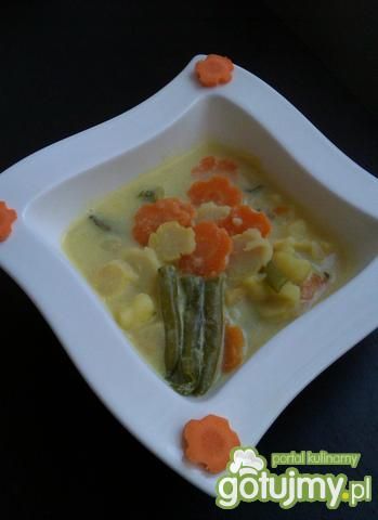 Jarzynowa z zieloną fasolką Jarzynowa z zieloną fasolką