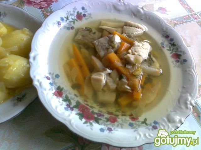 Jarzynowa zupa rybna