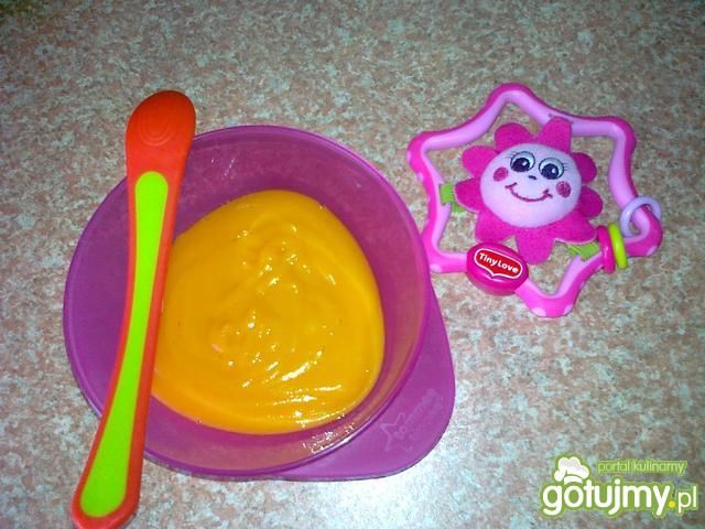 Jarzynowy krem dla niemowlaka