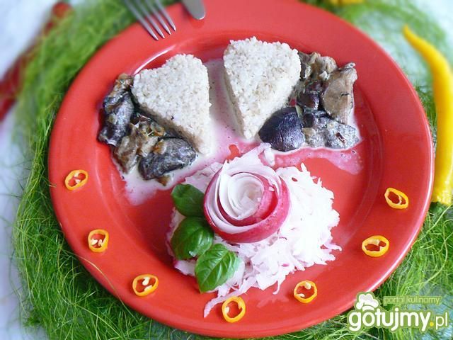 Jęczmienna kasza z podgrzybkami  Jęczmienna kasza z podgrzybkami