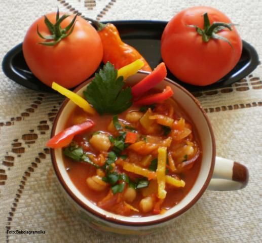 Jesienna miseczka z kolorową zacierką : Jesienna miseczka z kolorową zacierką :