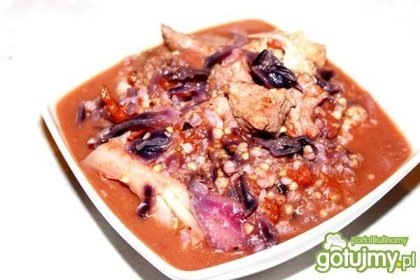 Jesienna zupaz kaszą gryczaną Jesienna zupaz kaszą gryczaną