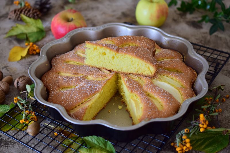 Jesienne ciasto z jabłkami