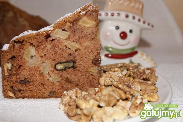 Jesienne ciasto z orzechami i cynamonem Jesienne ciasto z orzechami i cynamonem