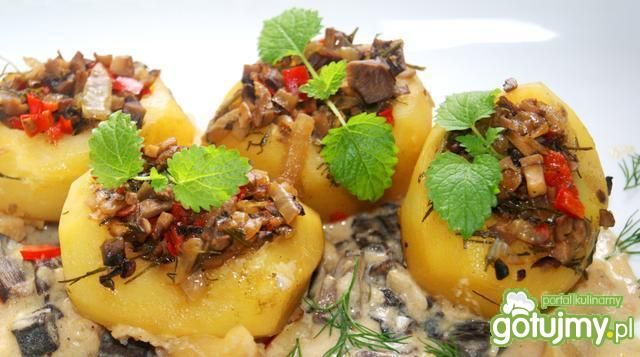 Jesienne ziemniaczki faszerowane