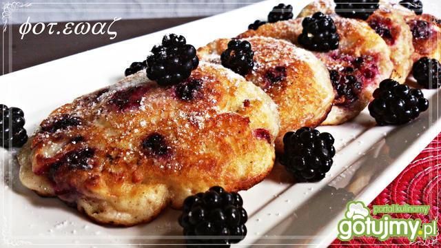 Jeżynowo - jabłkowe placuszki Jeżynowo - jabłkowe placuszki