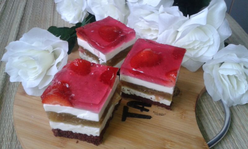 Jogurtowe ciasto z rabarbarem 