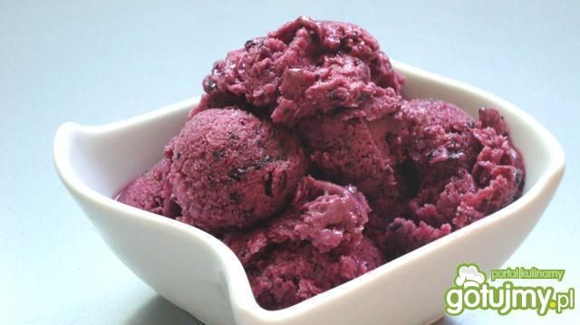 Jogurtowe lody jagodowo-porzeczkowe Jogurtowe lody jagodowo-porzeczkowe