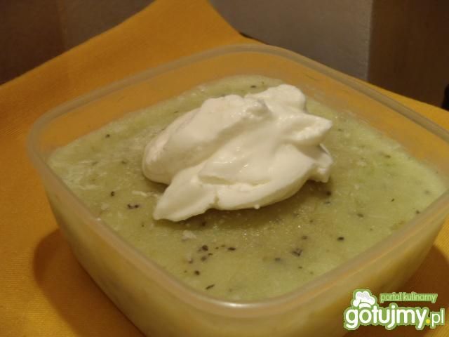 Jogurtowe lody z bananem i kiwi Jogurtowe lody z bananem i kiwi