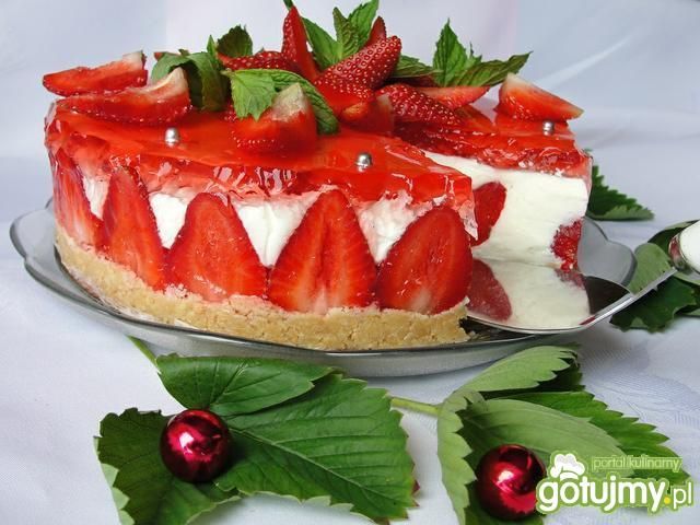 Jogurtowe z truskawkami