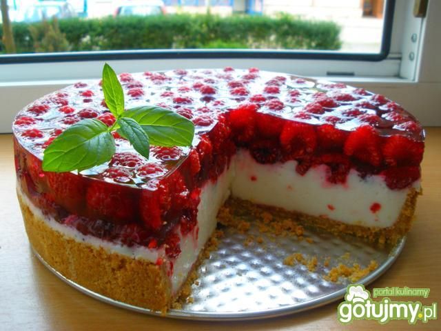 Jogurtowiec z malinami Jogurtowiec z malinami