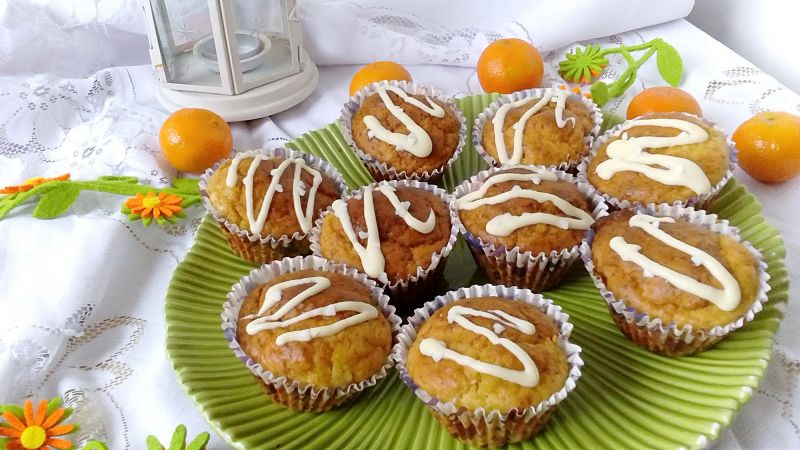 Jogurtowo-mandarynkowe muffinki: