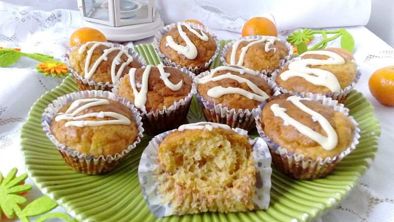 Jogurtowo-mandarynkowe muffinki: