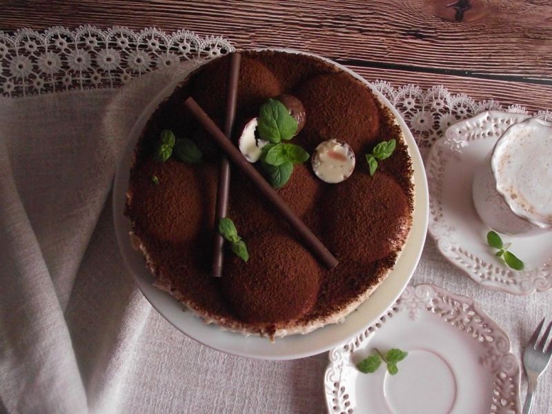 Jogurtowy torcik na dzień Babci i Dziadzia