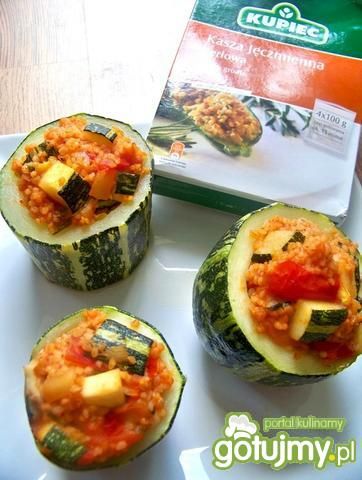 Kabaczek nadziewany kaszą jęczmienną