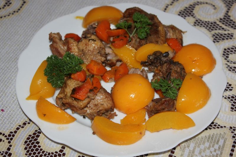 Kacza pierś na słodko-kwaśno