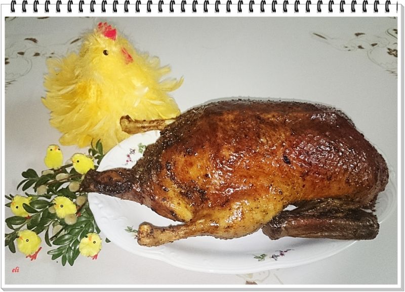 Kaczka Eli faszerowana makaronem z grzybami Kaczka Eli faszerowana makaronem z grzybami