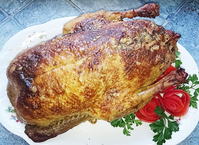 Kaczka Eli faszerowana pęczakiem z grzybami Kaczka Eli faszerowana pęczakiem z grzybami