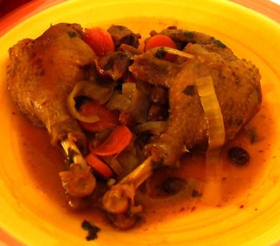 Kaczka w owocowo-warzywnym sosie Kaczka w owocowo-warzywnym sosie