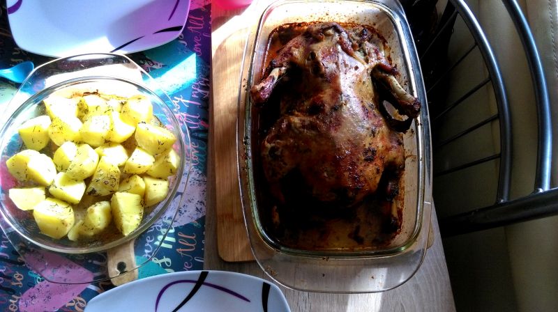 Kaczka w pomarańczach