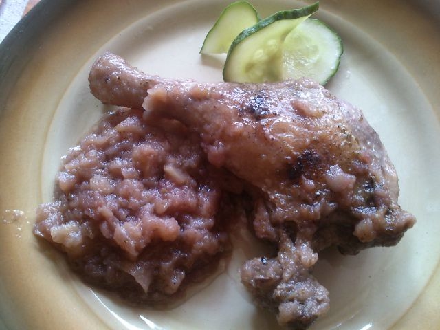 Kaczka z musem jabłkowym Mariel