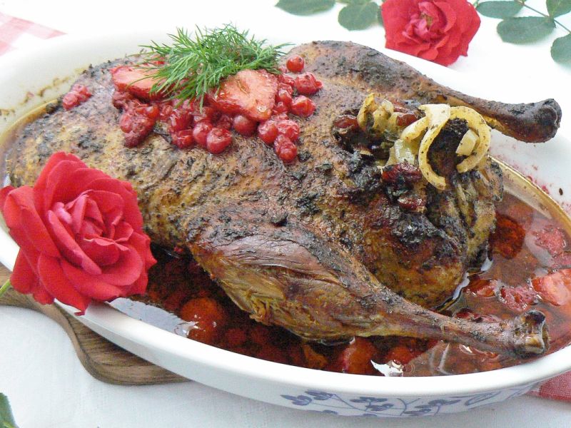 Kaczka z owocami  Kaczka z owocami