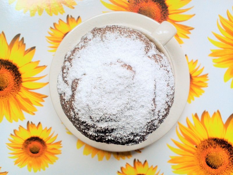 Kakaowa babeczka z kubeczka  Kakaowa babeczka z kubeczka