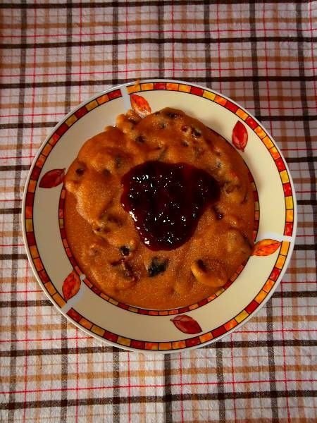 Kakaowa kasza manna ze śliwkową nutką 